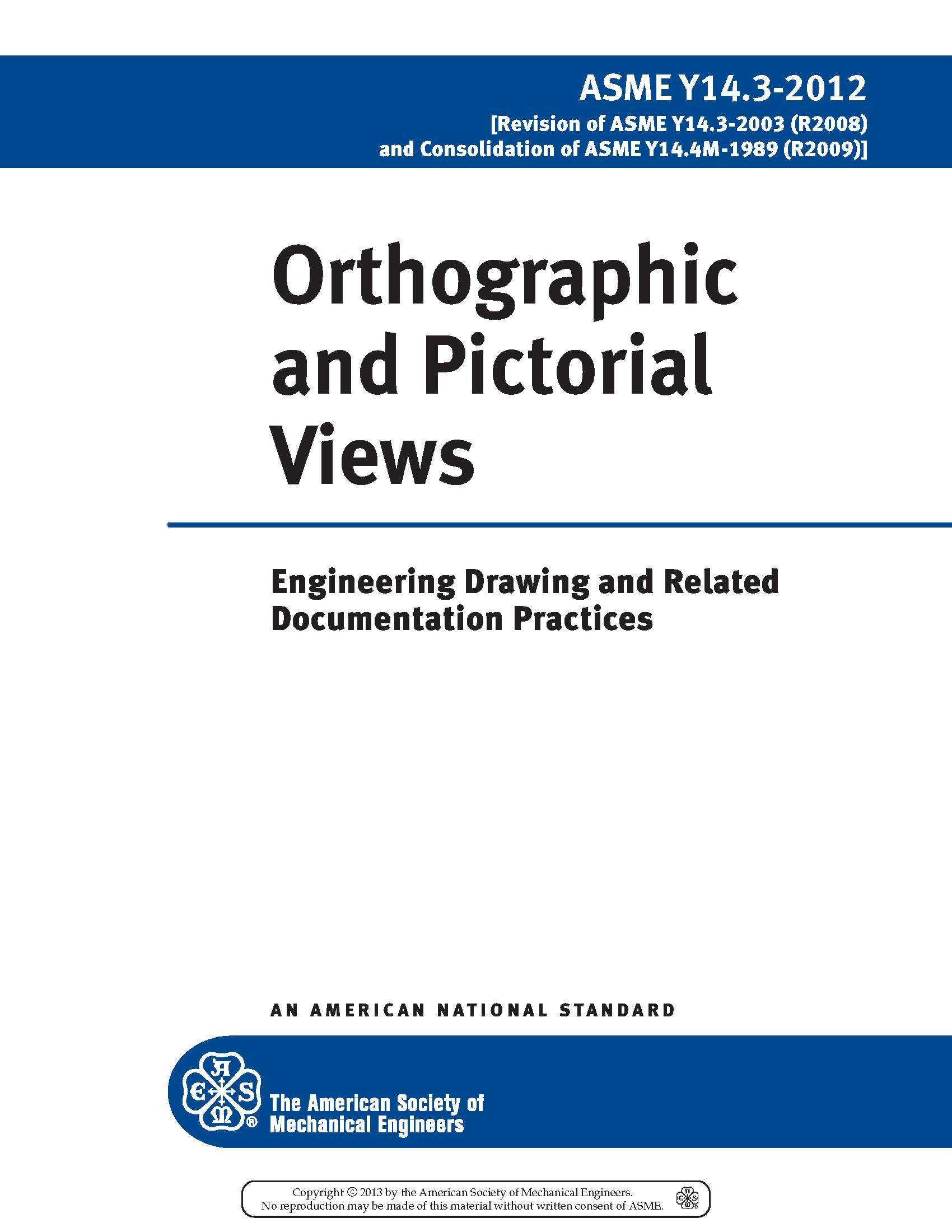 Standard ASME Y14.3:2012 2012 preview