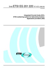 WITHDRAWN ETSI EG 201220-V1.4.0 21.9.1999 preview