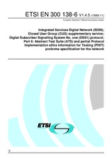 Standard ETSI EN 300138-6-V1.4.5 2.11.1999 preview