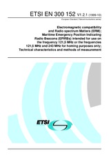 Standard ETSI EN 300152-V1.2.1 25.10.1999 preview