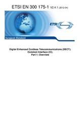 Standard ETSI EN 300175-1-V2.4.1 23.4.2012 preview