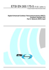 Standard ETSI EN 300175-5-V1.8.1 18.11.2004 preview