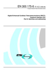 Standard ETSI EN 300175-6-V1.4.2 23.6.1999 preview