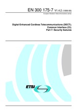 Standard ETSI EN 300175-7-V1.4.2 23.6.1999 preview