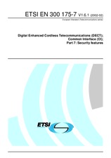 Standard ETSI EN 300175-7-V1.6.1 6.2.2002 preview