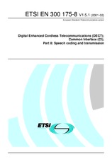 Standard ETSI EN 300175-8-V1.5.1 27.2.2001 preview