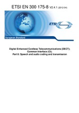 Standard ETSI EN 300175-8-V2.4.1 23.4.2012 preview