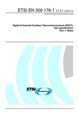 Standard ETSI EN 300176-1-V1.5.1 15.10.2003 preview