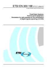 Standard ETSI EN 300198-V1.5.1 17.7.2002 preview