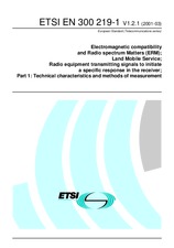 Standard ETSI EN 300219-1-V1.2.1 6.3.2001 preview