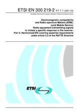 Standard ETSI EN 300219-2-V1.1.1 6.3.2001 preview