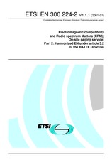 Standard ETSI EN 300224-2-V1.1.1 9.1.2001 preview