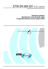 Standard ETSI EN 300231-V1.3.1 16.4.2003 preview