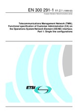 Standard ETSI EN 300291-1-V1.2.1 8.2.1999 preview