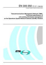 Standard ETSI EN 300292-V1.2.1 31.8.1998 preview