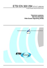 Standard ETSI EN 300294-V1.4.1 16.4.2003 preview