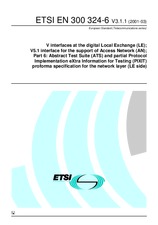 Standard ETSI EN 300324-6-V3.1.1 20.3.2001 preview