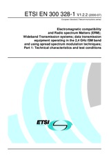 Standard ETSI EN 300328-1-V1.2.2 28.7.2000 preview