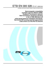 Standard ETSI EN 300328-V1.4.1 1.4.2003 preview