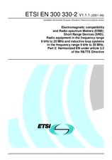 Standard ETSI EN 300330-2-V1.1.1 28.6.2001 preview