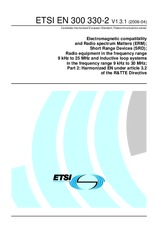 Standard ETSI EN 300330-2-V1.3.1 3.4.2006 preview