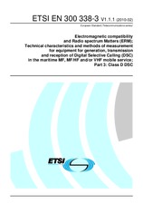 Standard ETSI EN 300338-3-V1.1.1 18.2.2010 preview