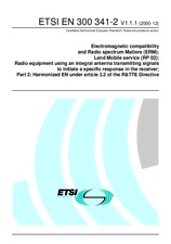 Standard ETSI EN 300341-2-V1.1.1 6.12.2000 preview