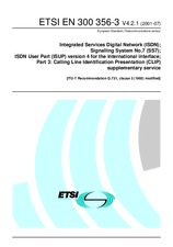 Standard ETSI EN 300356-3-V4.2.1 18.7.2001 preview