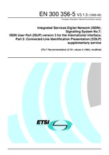 Standard ETSI EN 300356-5-V3.1.3 31.8.1998 preview