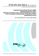 Standard ETSI EN 300356-5-V4.1.2 18.7.2001 preview