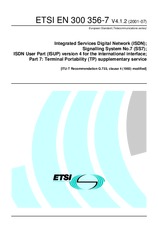 Standard ETSI EN 300356-7-V4.1.2 18.7.2001 preview