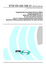 Standard ETSI EN 300356-31-V3.0.3 24.8.2000 preview