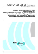 Standard ETSI EN 300356-36-V3.2.2 26.9.2001 preview