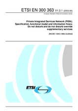 Standard ETSI EN 300363-V1.3.1 16.6.2003 preview