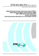 Standard ETSI EN 300370-V1.3.1 29.1.2001 preview