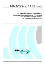 Standard ETSI EN 300377-1-V1.2.1 29.10.1999 preview