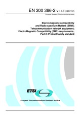 Standard ETSI EN 300386-2-V1.1.3 15.12.1997 preview