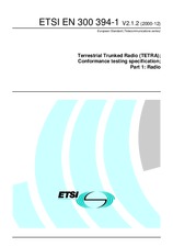 Standard ETSI EN 300394-1-V2.1.2 15.12.2000 preview