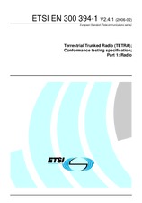 Standard ETSI EN 300394-1-V2.4.1 21.2.2006 preview