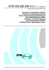 Standard ETSI EN 300394-4-3-V1.1.1 4.1.2001 preview