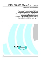 Standard ETSI EN 300394-4-5-V1.1.1 12.1.2001 preview