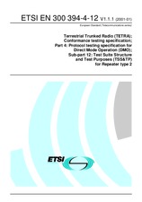 Standard ETSI EN 300394-4-12-V1.1.1 4.1.2001 preview