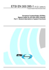 Standard ETSI EN 300395-1-V1.2.1 25.1.2005 preview