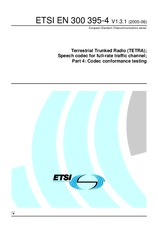 Standard ETSI EN 300395-4-V1.3.1 30.6.2005 preview