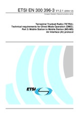 Standard ETSI EN 300396-3-V1.2.1 21.12.2004 preview