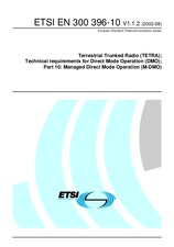 Standard ETSI EN 300396-10-V1.1.2 20.8.2002 preview