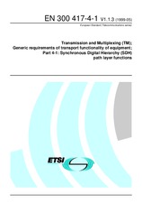 Standard ETSI EN 300417-4-1-V1.1.3 10.5.1999 preview