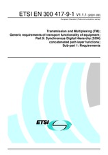 Standard ETSI EN 300417-9-1-V1.1.1 26.9.2001 preview