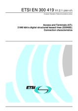 Standard ETSI EN 300419-V1.2.1 4.7.2001 preview