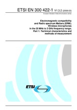 Standard ETSI EN 300422-1-V1.3.2 20.3.2008 preview